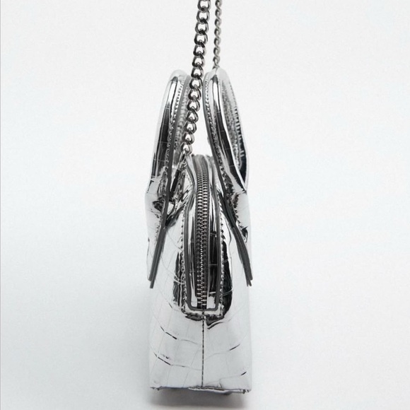 Zara Mini Metallic Bag with Detachable Straps - Picture 8 of 8